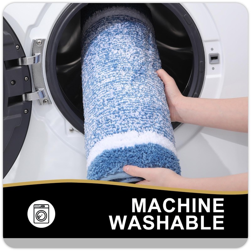 YUTA Bathroom Rugs, Extra Soft and Absorbent Microfiber Bath Mat,