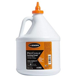Keson 105GO ProChalk High Visibility Marking Chalk - Level 2, Glo-Orange, 5-Pound (4-Pack)