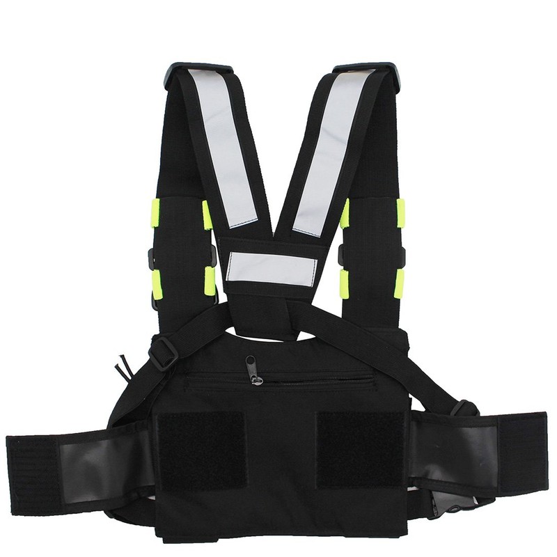 GoodQbuy Universal radio chest harness Rig Bag Pocket Pack Holster