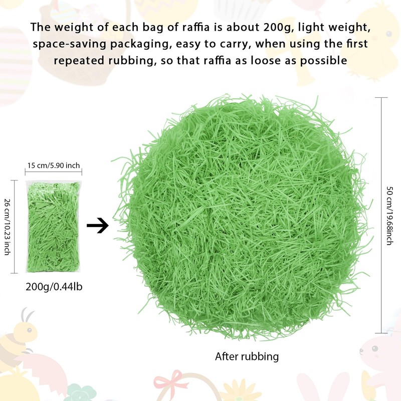 200 g Raffia Filling Material Gift Hamper Shred Shred Paper
