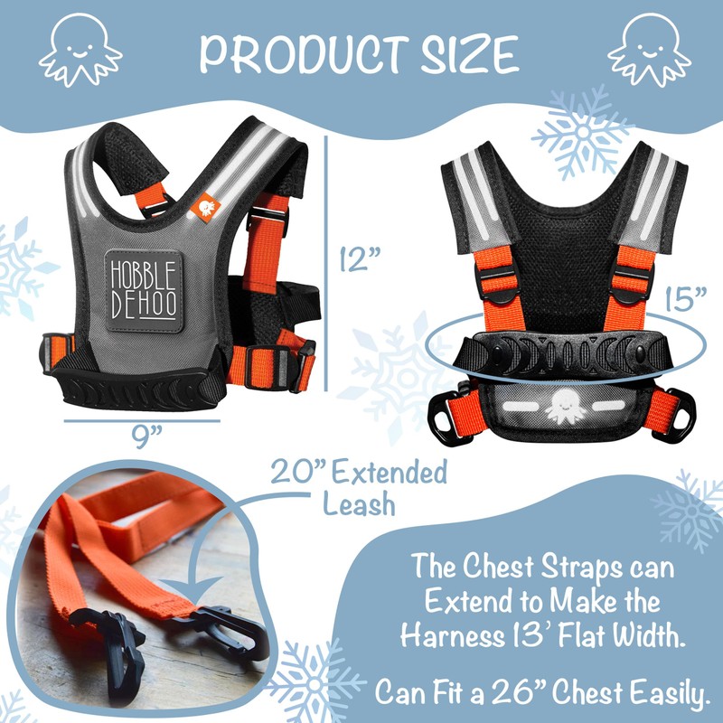 Hobbledehoo Active Child's Ski & Snowboard Harness for Kids -