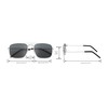 GianMarcoVenturi Unisex Sunglasses, Silver / black
