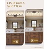 HWH Farmhouse Vanity Light Fixture, Rustic Bathroom Light Fixtures for