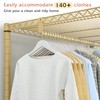 Raybee 79" H Heavy Duty Rolling Garment Rack for Hanging