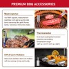HUSSAR 34PCS BBQ Grill Tools Set Stainless Steel Grilling Accessories