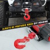 Nilight Forged Steel Winch Hook 3/8" Grade 70 Safety Latch