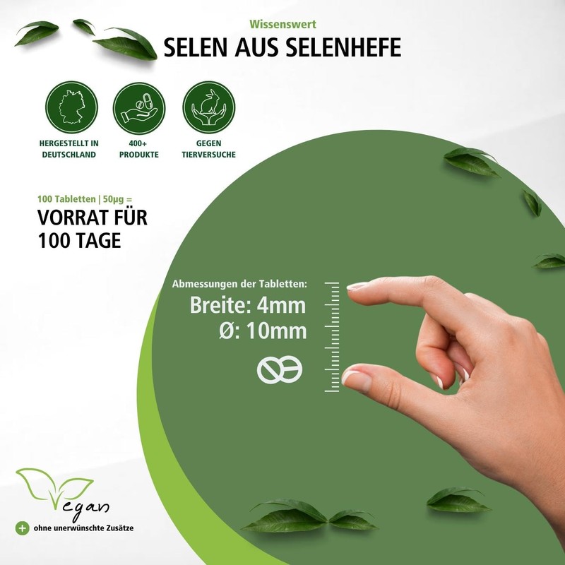 Fairvital Selenium 50 mcg from selenium yeast - high dose