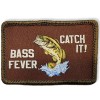 ThatsRad Walleye Pike Bass Fever Catch It Fishing Patch Fisherman