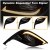 KEEGTBOX Switchback White/Amber LED DRL Front Fog Daytime Running Light