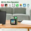 Mini Bluetooth Speaker, Smart Wireless Portable Speaker with Touchscreen, Loud