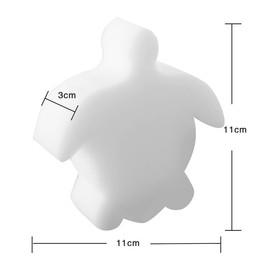 24pcs Oil Absorbing Scum Sponge Turtle-Shaped Sponge for Hot Tub & Pool Cleaning - Premium Floating Sponge for Oil, Slime, and Grime Removal | Ideal Spa Accessories