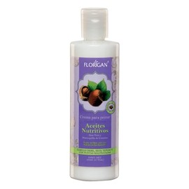 Crema para Peinar Aceites Nutritivos Mantequilla de Castañas y Áloe Vera Florigan® 250ml.