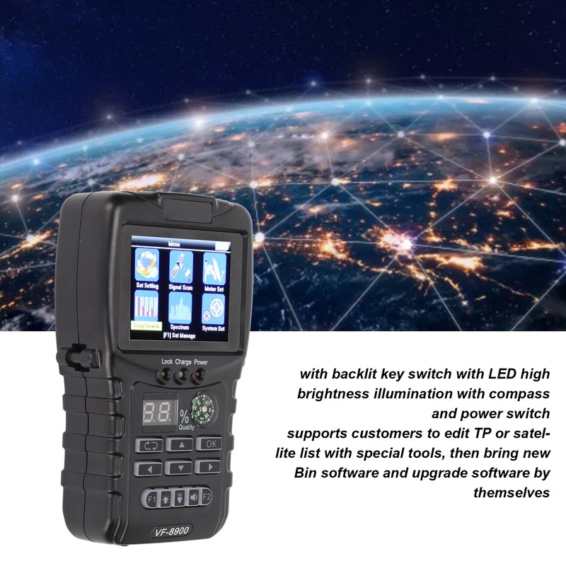2.4 Inch Digital HD Signal Finder DVB S2 DVB S