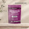 Potassium Supplement High Strength 1500mg with Vitamin C | Electrolyte