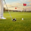 Pack of 4 Golf Flags Mini Golf Flag with Tube