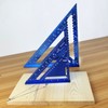 ASNOMY Imperial Triangle Ruler - 7 Inch & 12 Inch