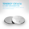 Tenergy CR1616 3V Lithium Cell Batteries, for Keys, Handheld Game