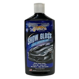 Gliptone Show Gloss Liquid Carnauba Wax, 16 Fl Oz, High Gloss Finish, Easy On/Off Application, Non-Abrasive & Clear Coat Safe, Restores Shine, Depth & Vibrant Color