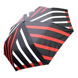 [Japanese Umbrella Lovely Great Graphics] Japanese Pattern Textile Trifold Rubbish Umbrella Kabuki -