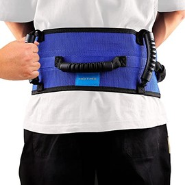 Gait Belt with Multi Handles, Transfer Belt with Quick-Release-Buckle Heavy Duty Standing Assist Aid Ambulation Assist Mobility Aid for Elderly, Patient, Seniors, Occupational Physical Therapy