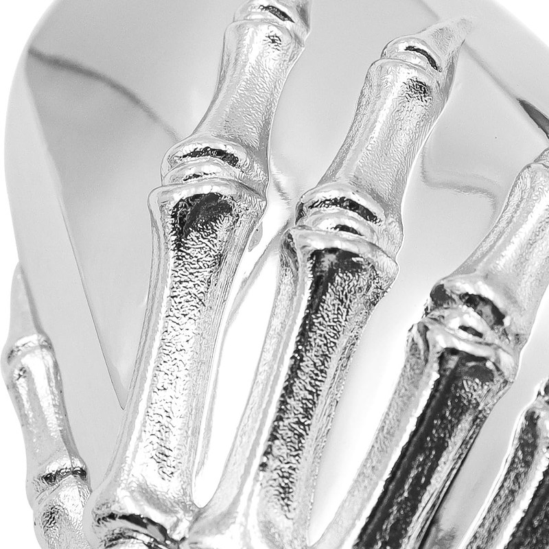 ieron 8mm 10mm Skeleton Skull Claw Motorcycle Mirrors - Ghosts