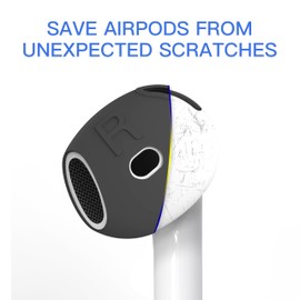 [Fit in Case] 3 Pairs Cover for AirPods 4 DamonLight Anti Scratches Add Grip Sport Ear Tips [US Patent Registered] Compatible with AirPods 4th Generation (Black)