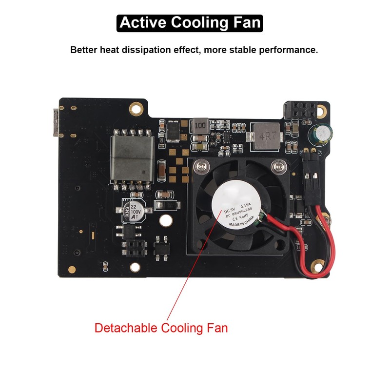ZDE ZP581 PoE+ HAT PCIe to M.2 Key M NVMe
