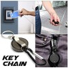 grepo Keychain, Reel, Key Holder, Carabiner Hook Included, Keys, Set