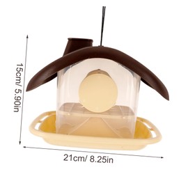 TOVINANNA Outdoor Bird Feeder Bird Feeders for Outdoors Hanging Birds Feeder Parrot Hanging Feeder Practical Bid Feeder Garden Bird Feeder Birds Feeding Tool Plastic to Feed Wild Bird