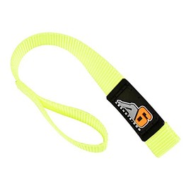 Agency 6™ Winch Hook Pull Strap - Safety Yellow - 1 INCH Wide - Heavy Duty - Made in The U.S.A.