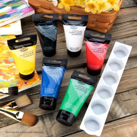 Royal & Langnickel 75ml Acrylic Painting Colour (Pack of 6),Yellow