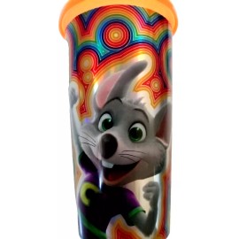 CEC Entertainment RARE COLLECTORS  Chuck E Cheese Fun Party Limited Edition 9" Straw Sippy Cup New