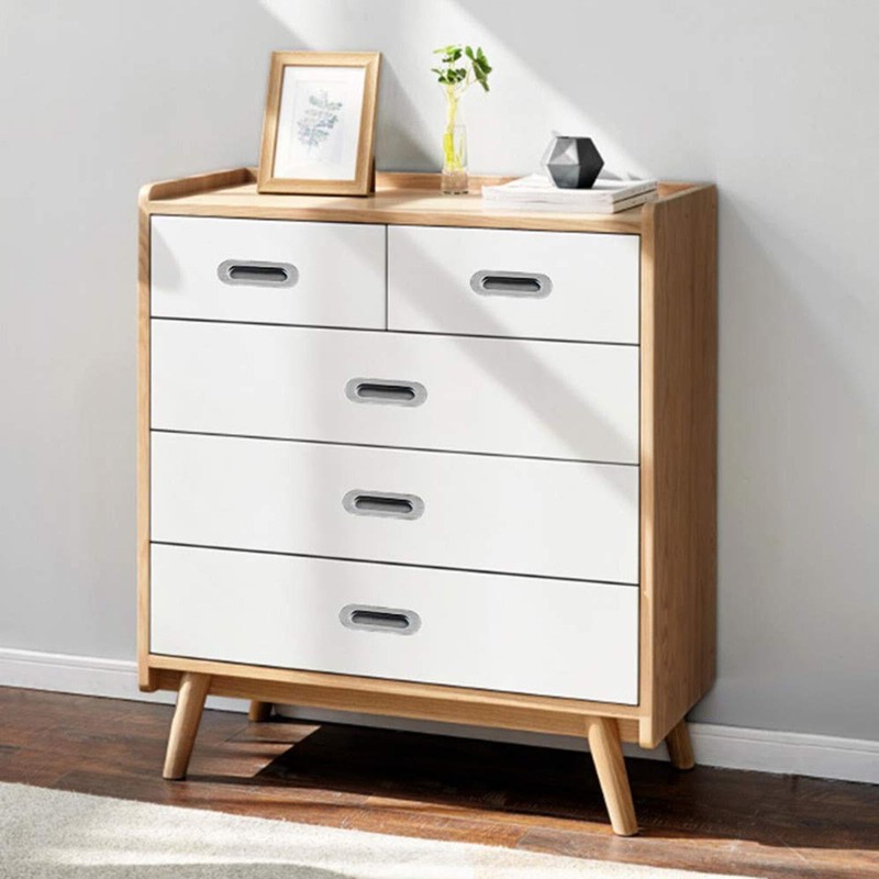 2 Pack Oval Flush Door Pull Handles Handles, Stainless Steel