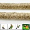 Allazone 6 PCS Bird Perch Stand Natural Wood Standing &