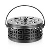 Retyion Exquisite Metal Mosquito Coil Holder Long-Lasting Coil Incense Burner