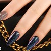 Bluesky Gel Nail Polish, Elektra Galaxy 6, Purple/Multi-Glitter, UV/LED Soak-Off