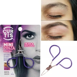 Curtis 6 Pzs Mini Pinza Para Depilar Ceja  Depilación Cejas Curtis