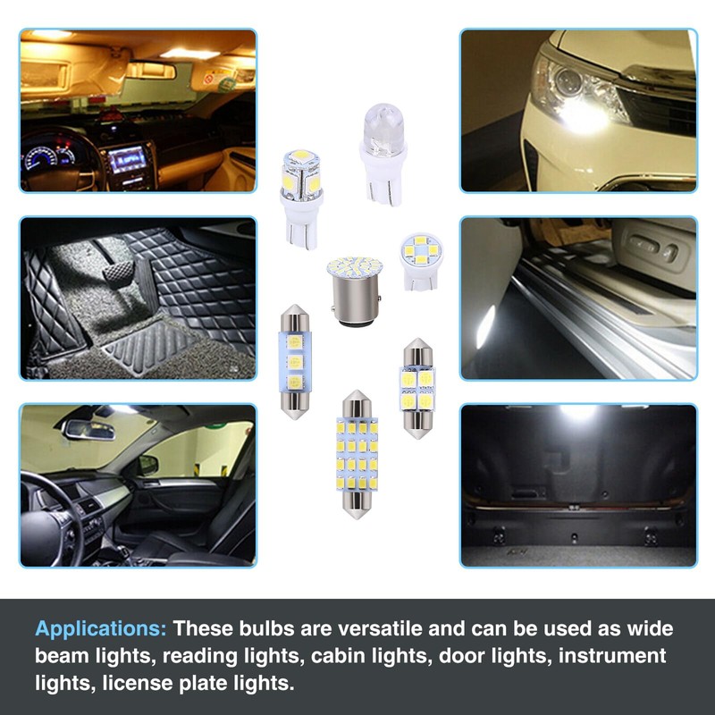 Oskkude 42 PCS Upgraded LED Interior Car Lights Kit, Super