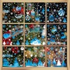 Hiwevvy 470 PCS Christmas Window Clings-9 Sheets Snowflake, Snowman, Reindeer,