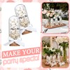 Gandeer 50 Sets Wedding Candy Favors for Guests (White)