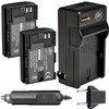 BM Premium 2 Pack of LP-E6NH High Capacity Batteries and