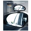 WildAuto Blind Spot Mirrors, Adjustable Car Auxiliary Wide-angle Mirrors 2pcs
