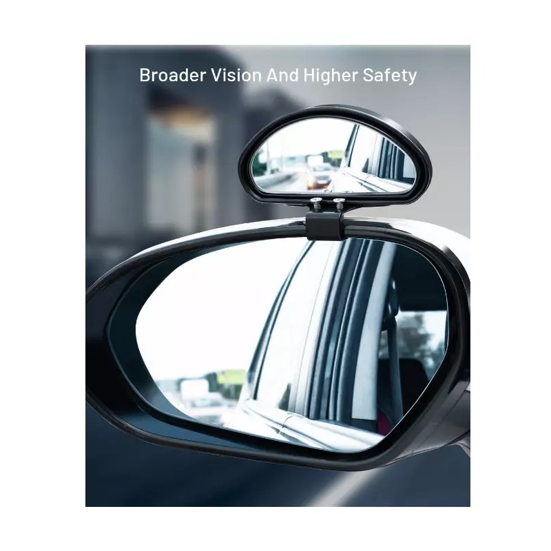 WildAuto Blind Spot Mirrors, Adjustable Car Auxiliary Wide-angle Mirrors 2pcs