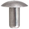 Metal Magery 1/4" Diameter X 1/2" Length Solid Aluminum Brazier