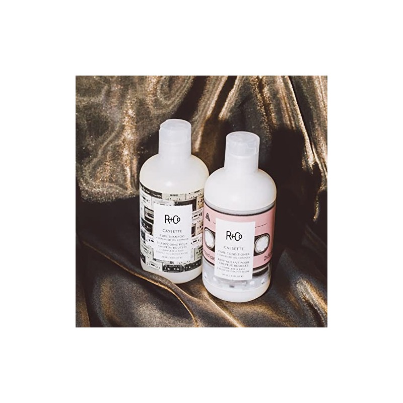 R+Co Cassette Curl Shampoo + Superseed Oil Complex Liter