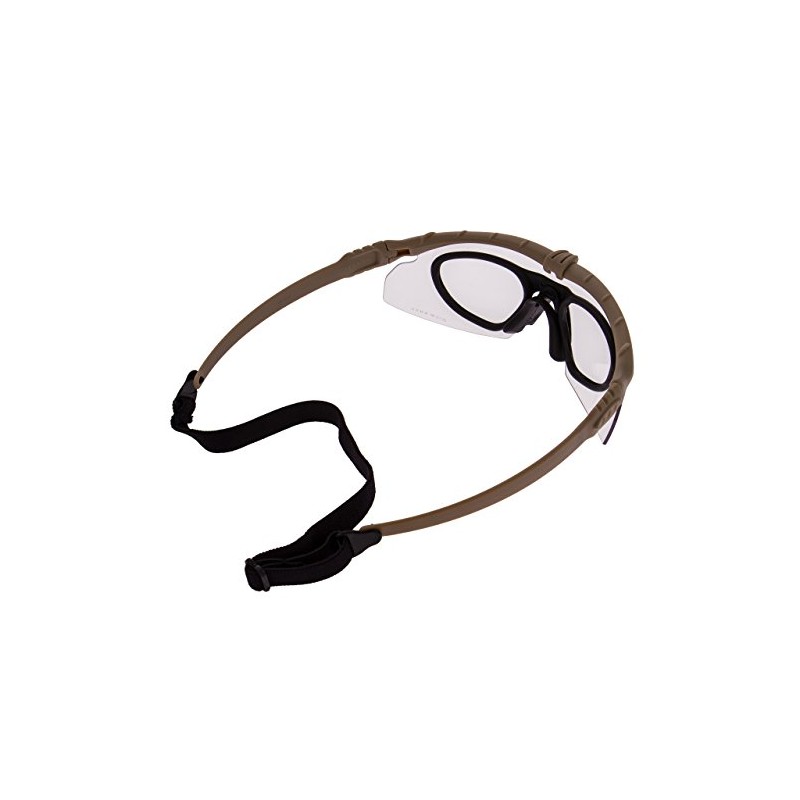 Nuprol Battle Pro Eye Protective Airsoft Glasses; Tan; Lens Insert