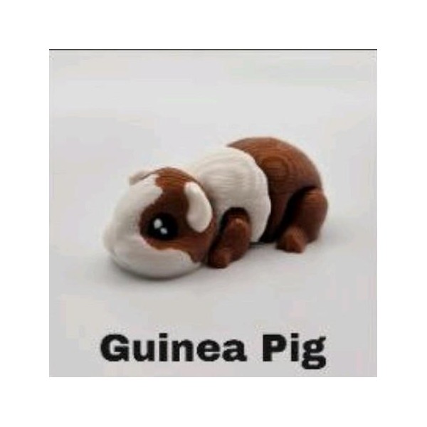 Pocket Pet Add Ons! | 3D Printed Articulating Flexi Fidget:_Guinea