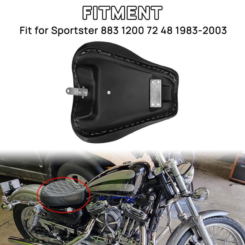 PSLER Sportster Driver Seat, Motorcycle Front Rider Driver Solo Seat