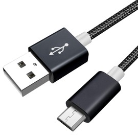 Replacement USB Charging Cable for Alienware Gaming Headset AW988 Micro USB Cable (5ft Black)