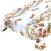 Anro Oilcloth Wax Tablecloth, Christmas Day and Christmas Tree